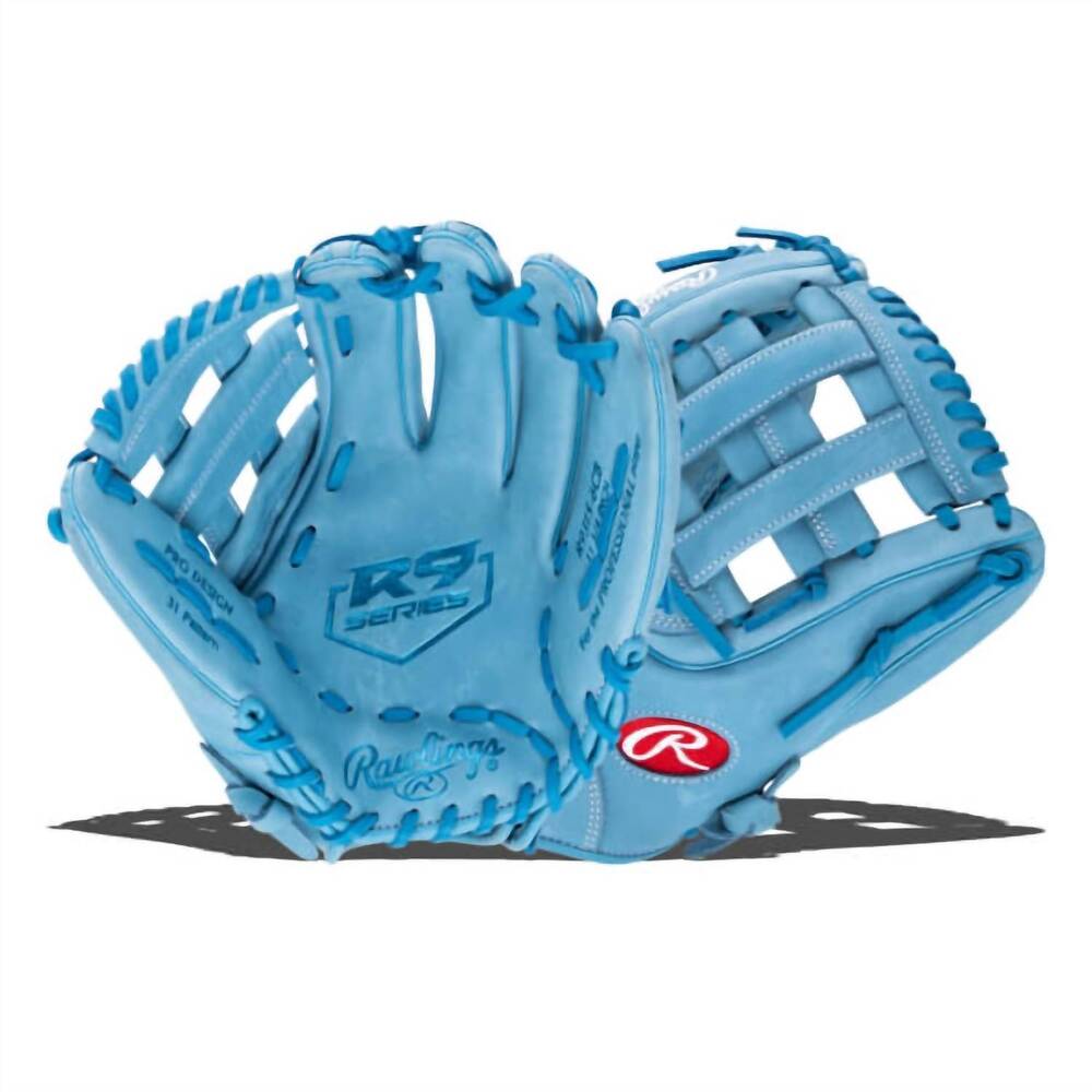 NEW RAWLINGS r9 11.75" baseball glove in light blue